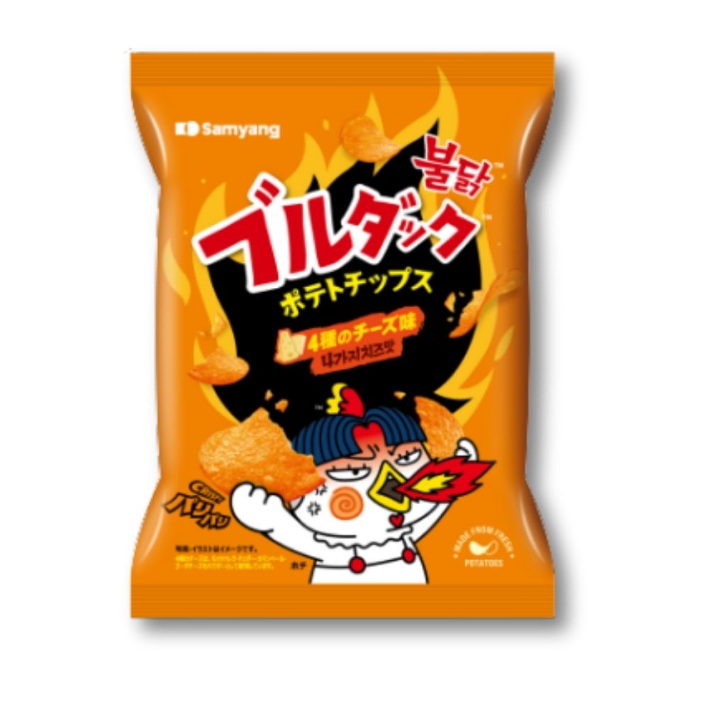 Samyang Buldak Spicy Kartoffelchips - Käsegeschmack