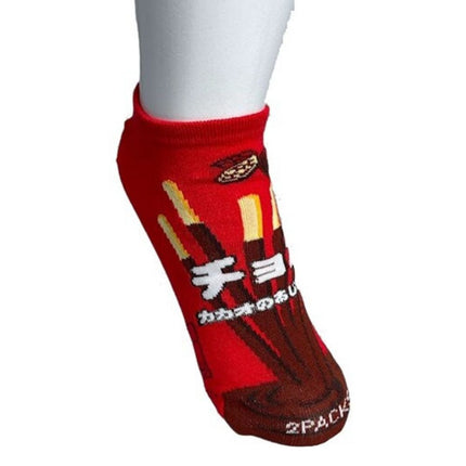 Calzini con Bastoncini Pocky al Cioccolato
