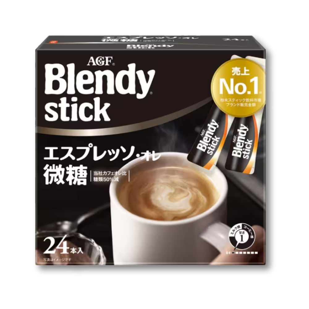 AGF Blendy Stick Espresso / Erzzucker (Instantkaffee) 27 Stück