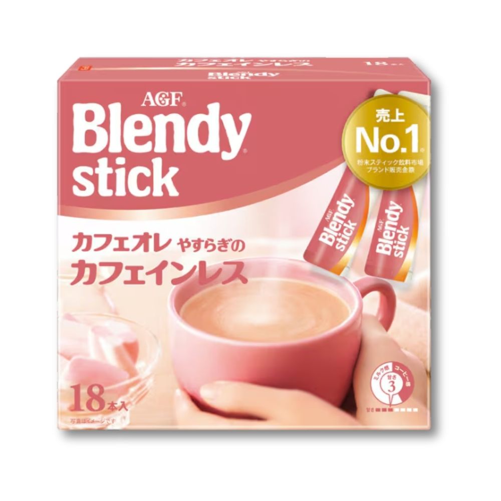 AGF Blendy Stick Cafe au Lait Relaxing Koffeinhaltig (Instantkaffee) 20 Stück