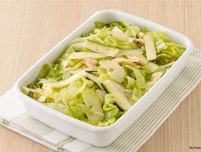 <h1>Alface, Courgette e Frango com Molho Italiano Kewpie</h1>
