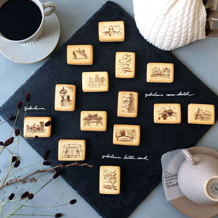 Takana Biscuit - Yokohama Butter Sandwich Biscuits - Konbini Stop