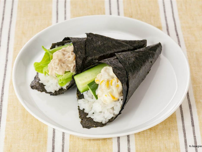 <h1>Tuna Mayo & Corn Mayo Salad Hand Rolls</h1>