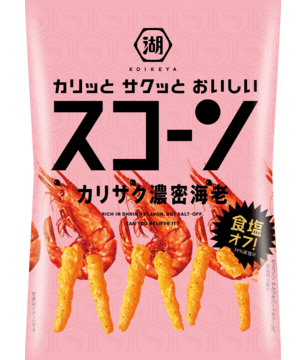 Koikeya Scone Corn Snacks - Salt Off Shrimp
