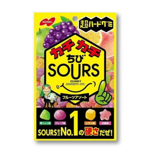 Nodel Kachi Kachi Chibi Sours Gummies - Konbini Stop