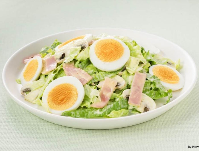 <h1>Lettuce, Mushroom, and Boiled Egg Tossed Salad</h1>