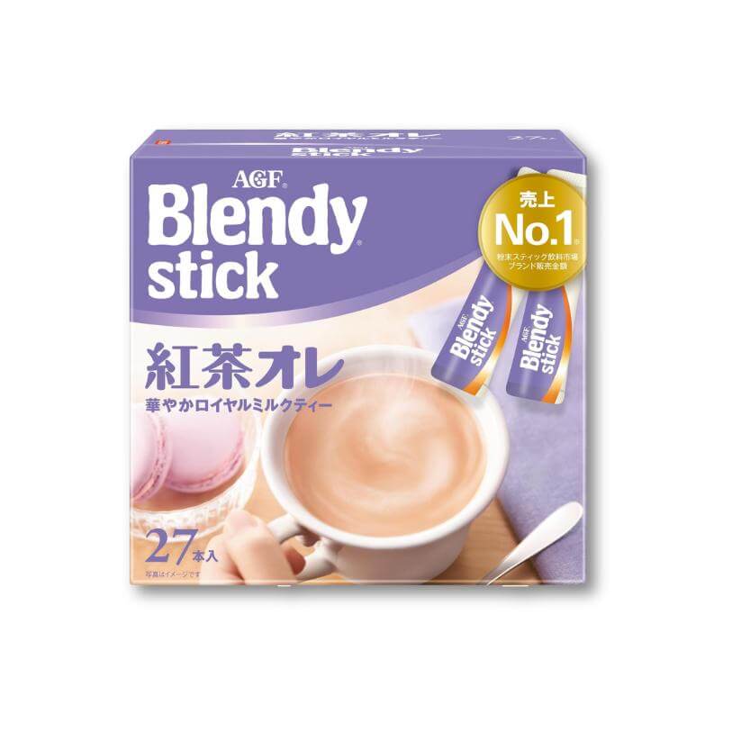 AGF Blendy Stick Tea au Lait (Milk Tea) 27 Pieces - Konbini Stop