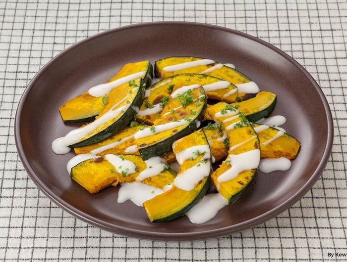 <h1>Grilled Pumpkin Salad with Kewpie White French Dressing</h1>