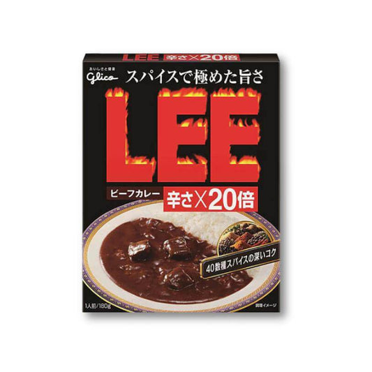 Glico LEE Beef Curry 20x Spicy [Ready-made curry] - Konbini Stop