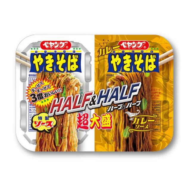 Peyoung Super Large Yakisoba Half & Half Curry [Limited Edition] - Konbini Stop