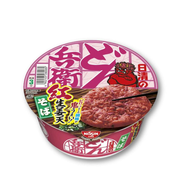 Nissin Donbei - Tempura de soba con jengibre encurtido [Edición limitada]