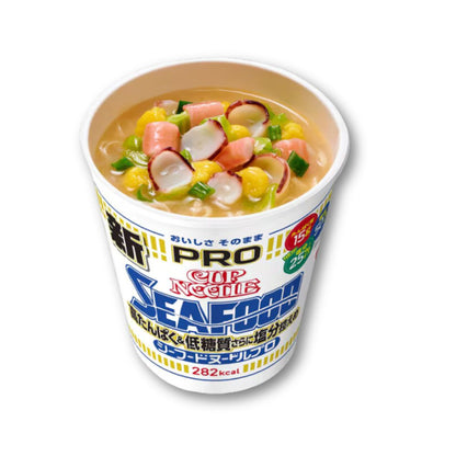 Nissin Cup Noodles PRO - Seafood  Low Salt, High Protein & Low Carbohydrate