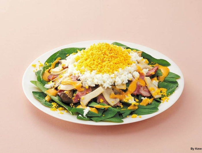 <h1>Mimosa Salad with Spinach and Bacon</h1>