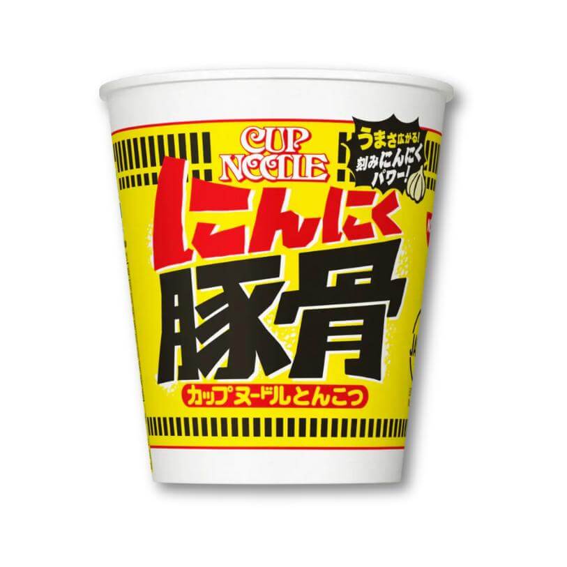 Nissin - The New Standard of Cup Noodles! Garlic Pork Bone - Konbini Stop