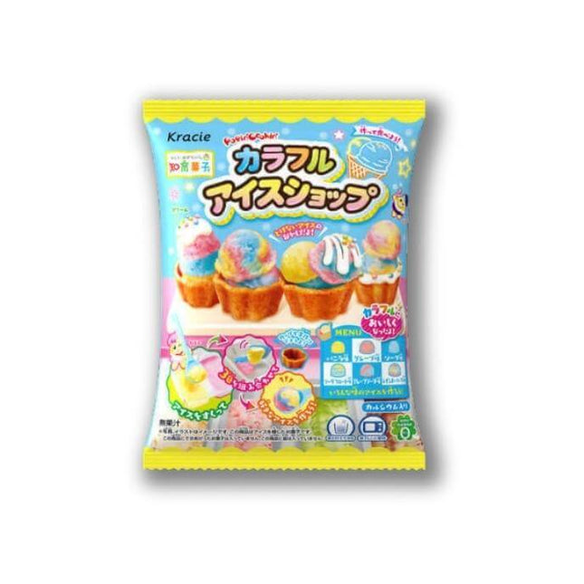 Popin' Cookin' Colorful Ice Cream Shop DIY Candy Kit - Konbini Stop