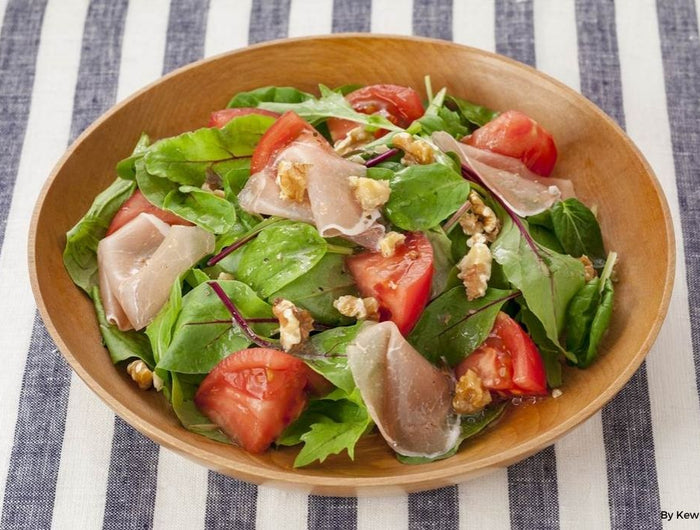 <h1>Tomato and Prosciutto Salad with Kewpie Italian Dressing</h1>