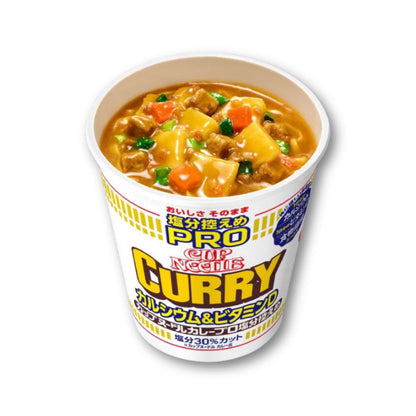 Nissin Cup Noodles PRO - Curry Low Salt, Calcium & Vitamin D