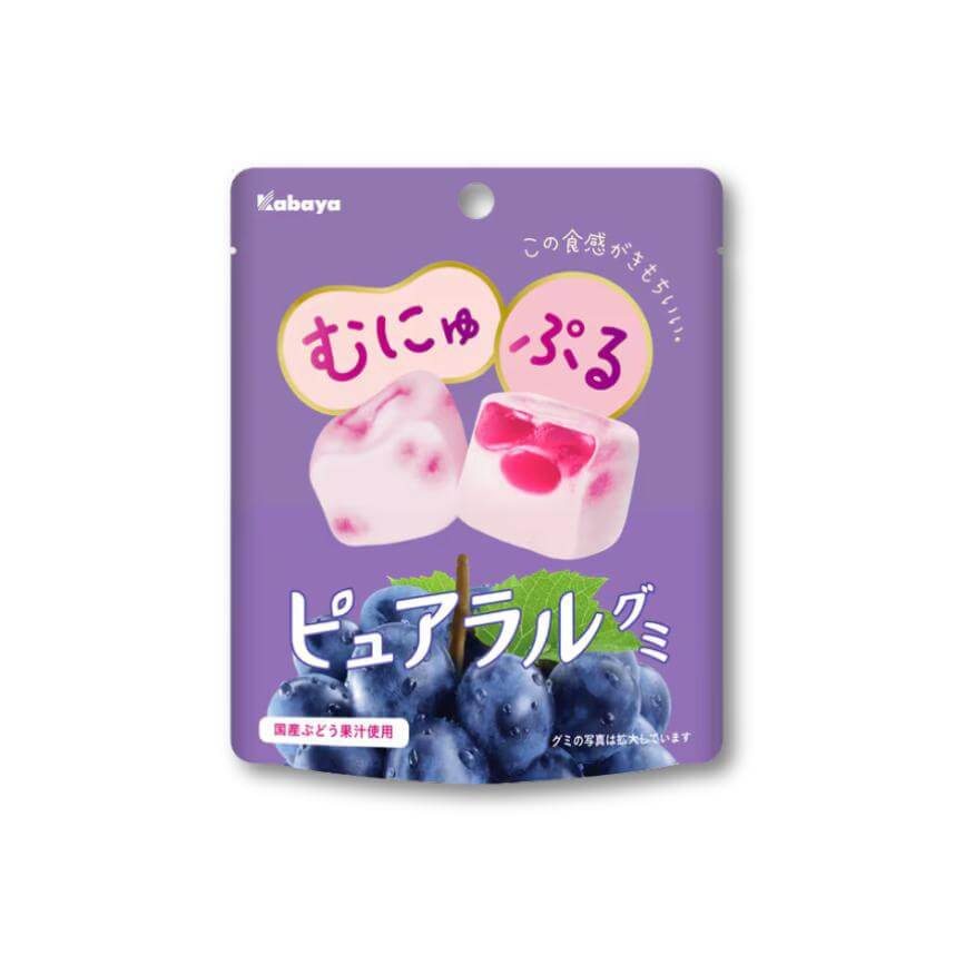 Kabaya Pureral Gummy - Grape - Konbini Stop