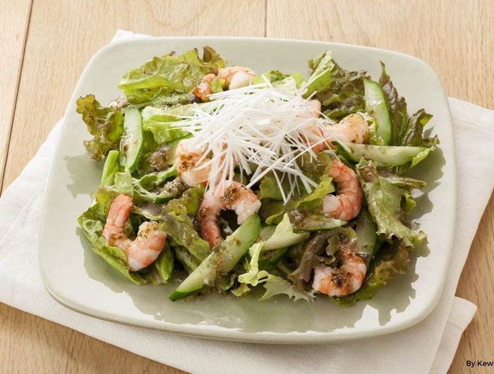 <h1>Shrimp and Red Leaf Lettuce Choreogi Salad</h1>