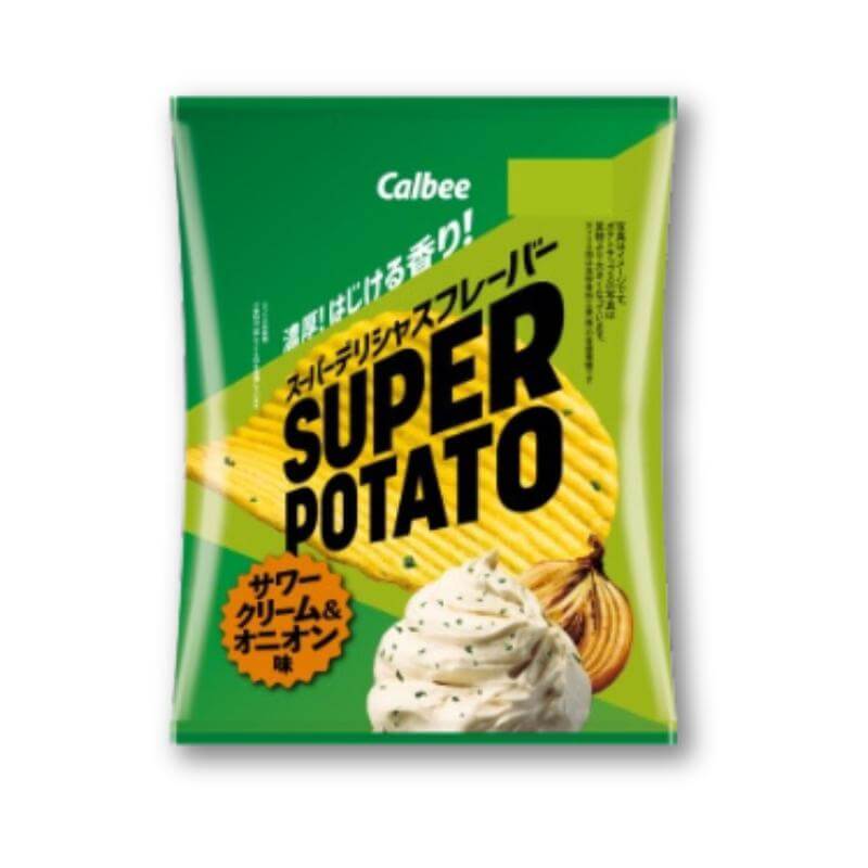 Calbee SUPER POTATO - Sour Cream Onion - Konbini Stop