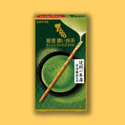 Toppo Filled Cookie Sticks - Rich Matcha Green Tea