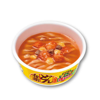 Nissin Donbei - 3 kinds of cheese pork kimchi udon [Limited Edition]