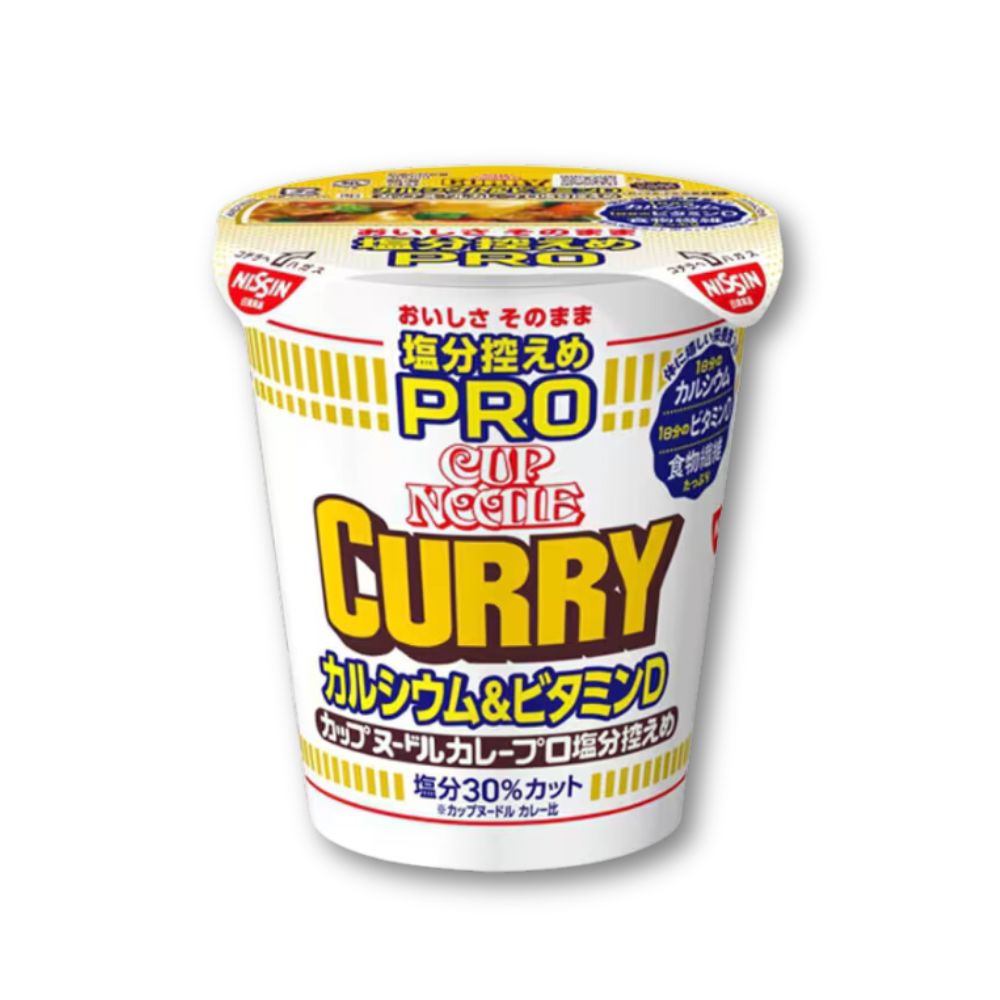 Nissin Cup Noodles PRO - Curry Low Salt, Calcium & Vitamin D