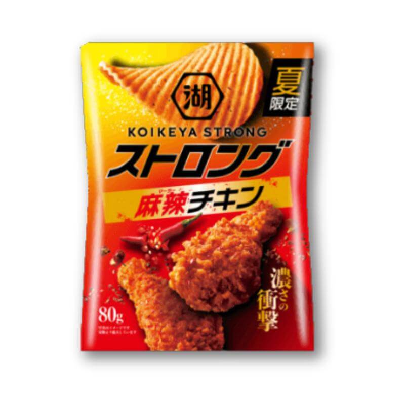 Koikeya STRONG Potato Chips - Spicy Fried Chicken - Konbini Stop