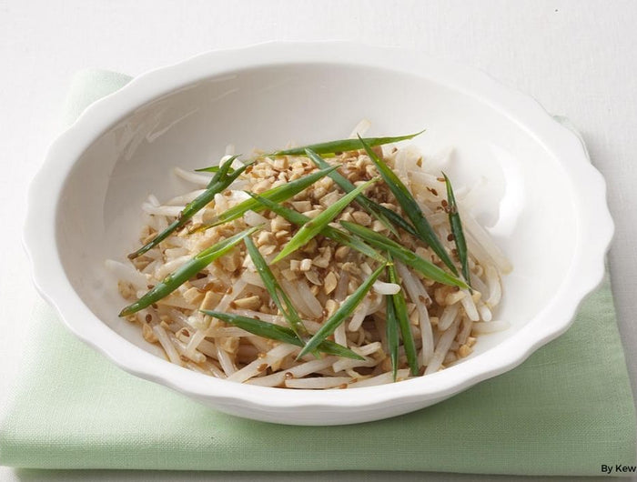 <h1>Bean Sprout and Peanut Salad with Sesame Soy Dressing</h1>