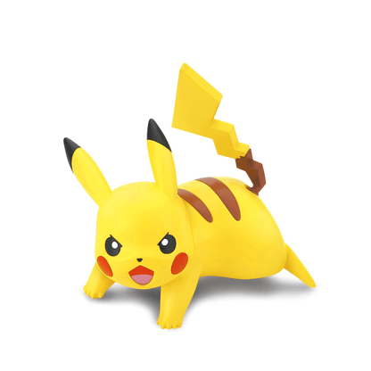 03 Pikachu (Battle Pose) Model kit - Pokémon Plamo Quick! Collection - Konbini Stop