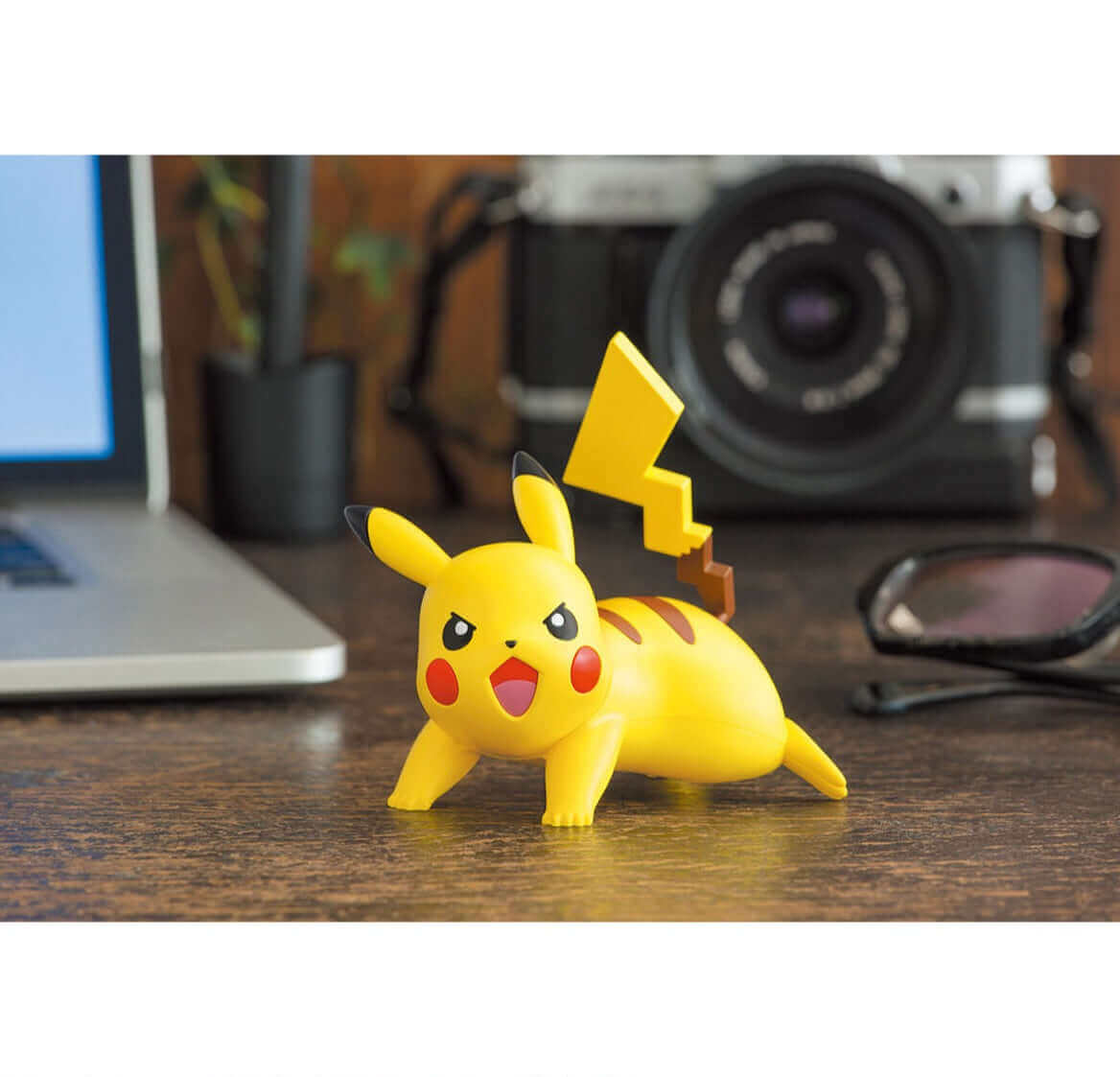 03 Pikachu (Battle Pose) Model kit - Pokémon Plamo Quick! Collection - konbinistop