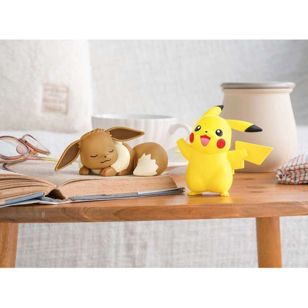 07 Eevee (Sleep Pose) Model kit - Pokémon Plamo Quick! Collection - konbinistop