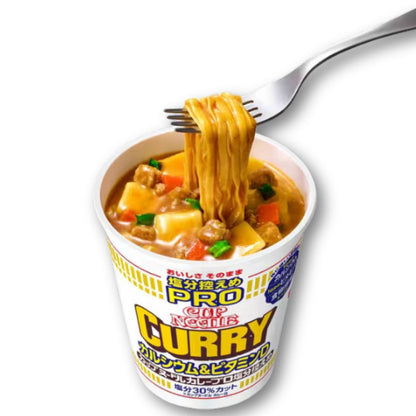 Nissin Cup Noodles PRO - Curry Low Salt, Calcium & Vitamin D