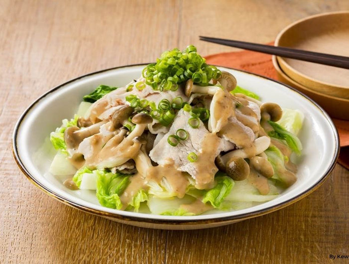 <h1>Napa Cabbage and Pork Shabu Salad with Mushrooms</h1>