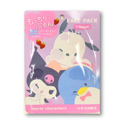 Sanrio Characters Face Pack - Strawberry