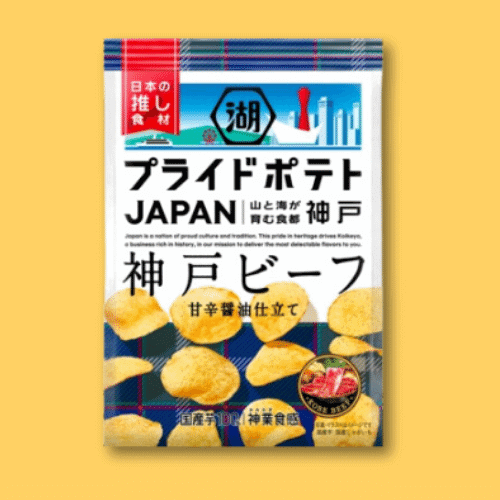 Koikeya PRIDE Potato Chips - Kobe Beef