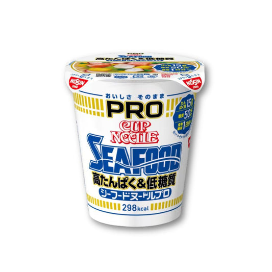 Nissin Cup Noodles PRO – Meeresfrüchte, viel Protein, wenig Kohlenhydrate