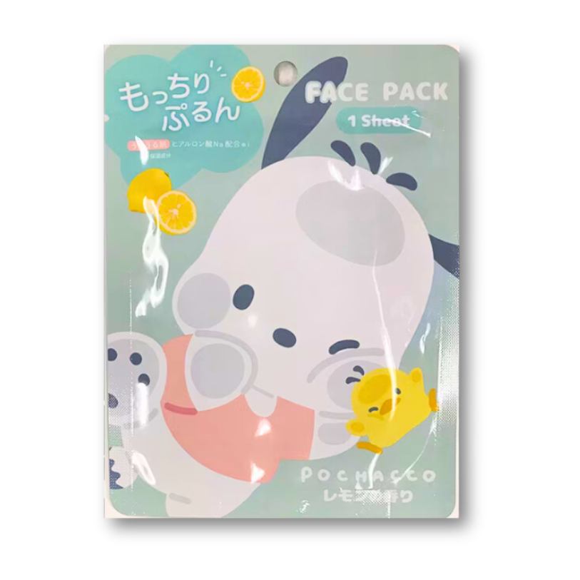 Sanrio Face Pack  Pochacco - Lemon