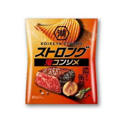 Koikeya STRONG Potato Chips - Demon Consommé - Konbini Stop