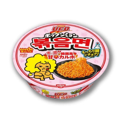 Nissin - Yakisoba U.F.O. Pockun Myon Thick & Rich Korean-style Sweet and Spicy Carbo - Konbini Stop