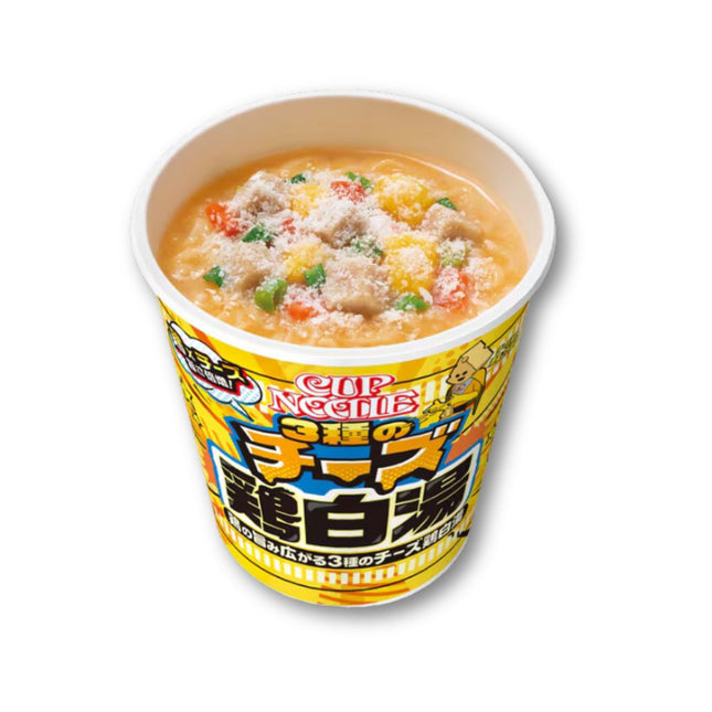 Nissin Cup Nudeln - 3 Sorten Käse &amp; Hähnchen