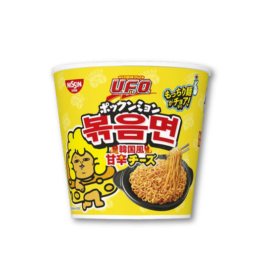 Nissin Yakisoba UFO – Süß-würziger Käse nach koreanischer Art