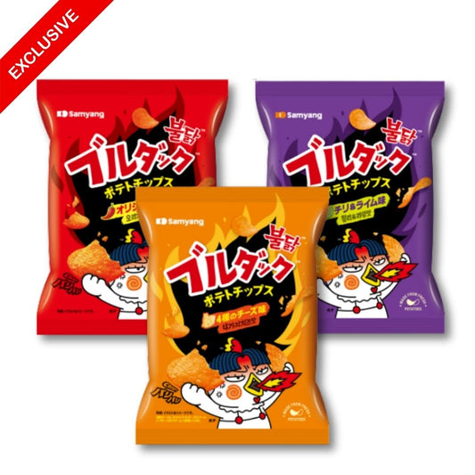 Samyang Buldak Spicy Kartoffelchips Probierset