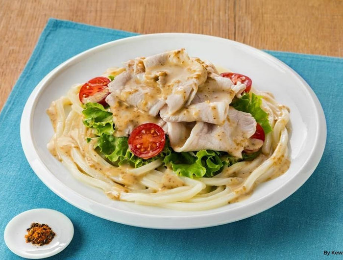 <h1>Cold Udon with Pork and Deep-fried Sesame Dressing</h1>