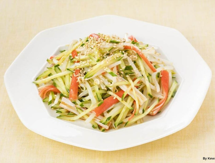 <h1>Cucumber, Bean Sprout, and Crab Stick Salad</h1>