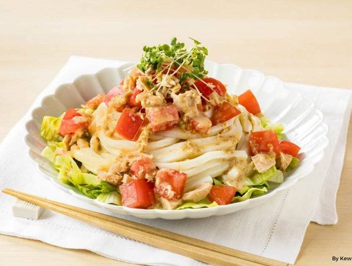 <h1>Tomato and Tuna Salad Udon</h1>