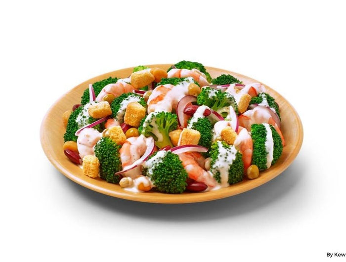 <h1>Shrimp, Quail Egg, and Broccoli Salad</h1>