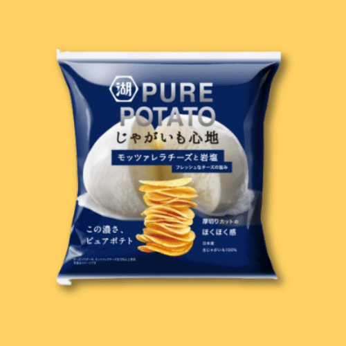 Koikeya Pure Potato Chips - Mozzarella & Rock Salt