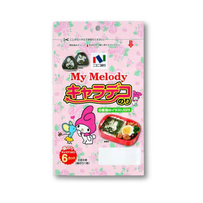 Nico Nico Nori Chara Deco Seaweed My Melody - 6 Pieces - Konbini Stop