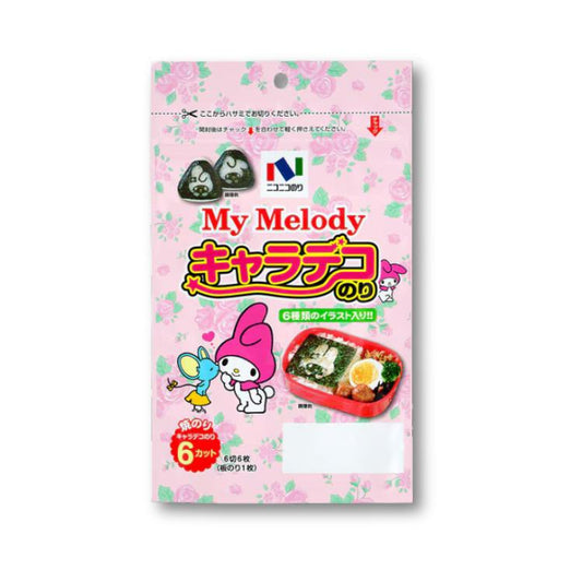 Nico Nico Nori Chara Deco Seaweed My Melody - 6 Pieces